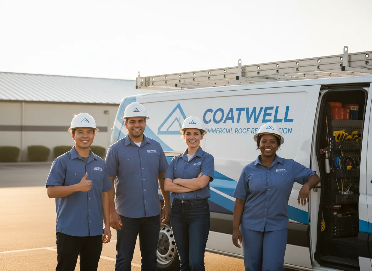 Commercial roof coating company in Ramer, TN